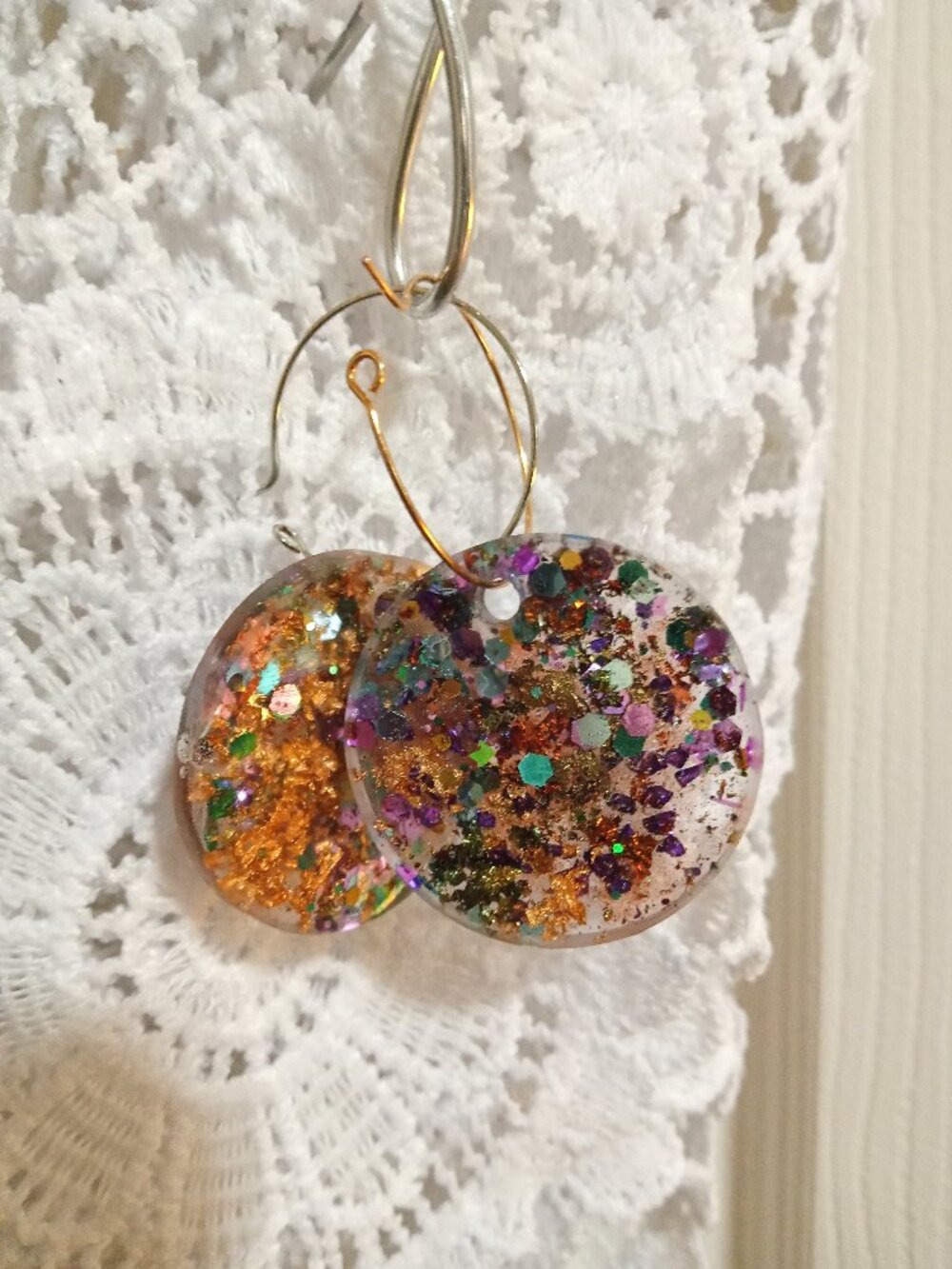 RESIN EARRINGS HANDMADE